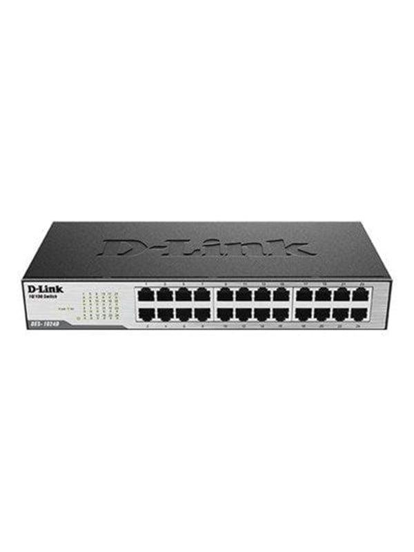 D Link Des 1024d 24 Port Fast Ethernet Unmanaged Desktop Switch fra D-link