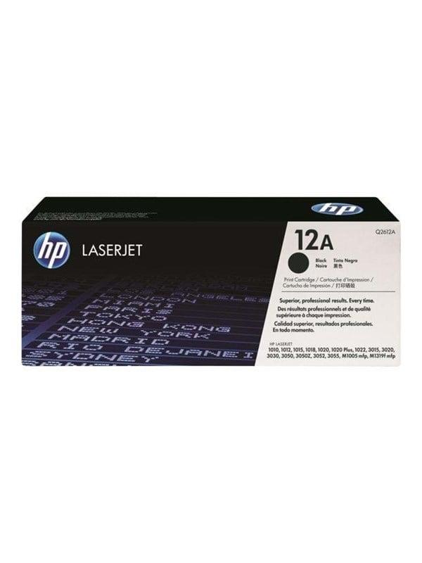 2-pak Original Sort Lasertoner Q2612AD fra HP