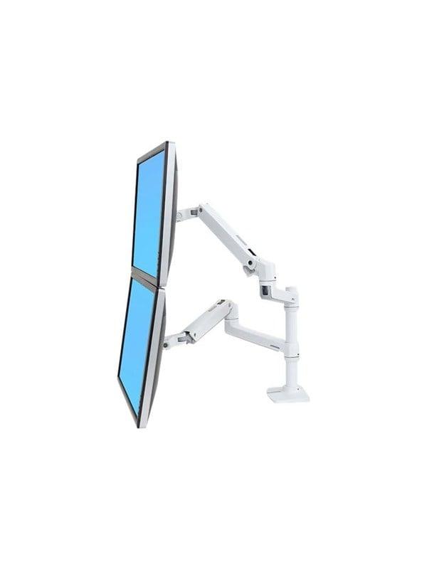 Ergotron Lx Dual Stacking Arm til 2 Skærme - Hvid