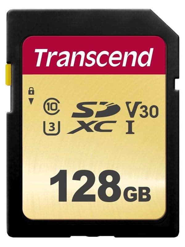 500s Sdxc Uhs 3   128gb fra Transcend