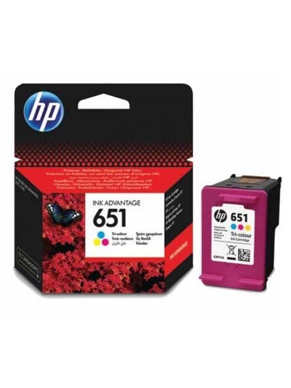 651   C2p11ae (cyan Magenta Yellow) Ink   Blækpatron Dye Based Tricolor fra Hp