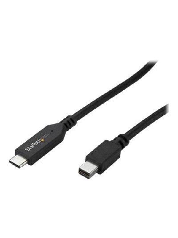 1.8m   6 Ft Usb C To Mini Displayport Cable   4k 60hz   Black   External Video Adapter   Stm32f072cbu6   Black fra Startech.com