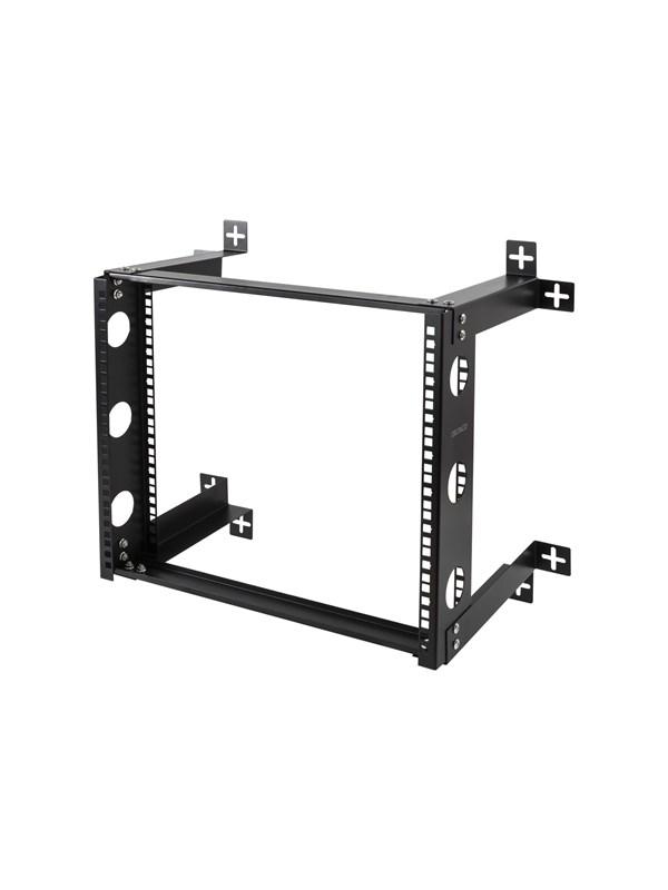 19 Dtsr0509 19" Wall Mount 9u 50kg Load Steel Mounting Kit Black fra Deltaco
