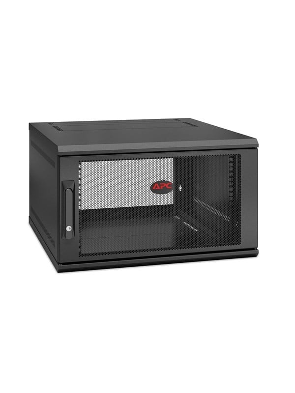 Ar106sh6 Netshelter 6u Wallmount Rack Enclosure Cabinet Single Hinged Server Depth fra Apc