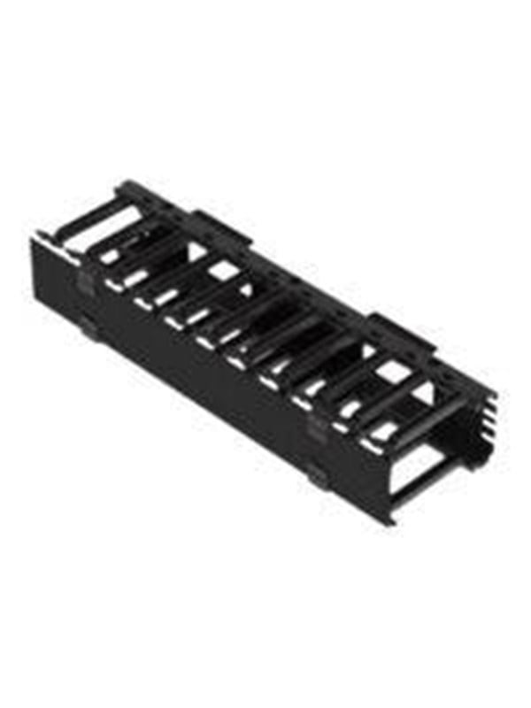 Høj Densitet Kabelstyring - 2U, Sort fra Eaton