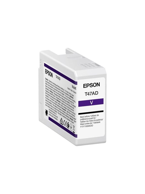 C13t47ad00   T47ad Violet Ink Ultrachrome Pro 10 50ml   Blækpatron Violet fra Epson