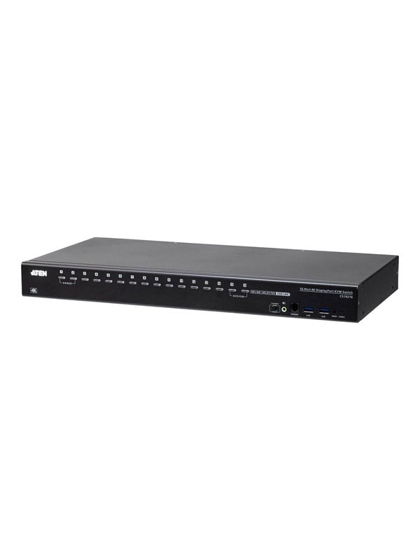 16 Port Usb True 4k Displayport Kvm Switch Wi fra Aten