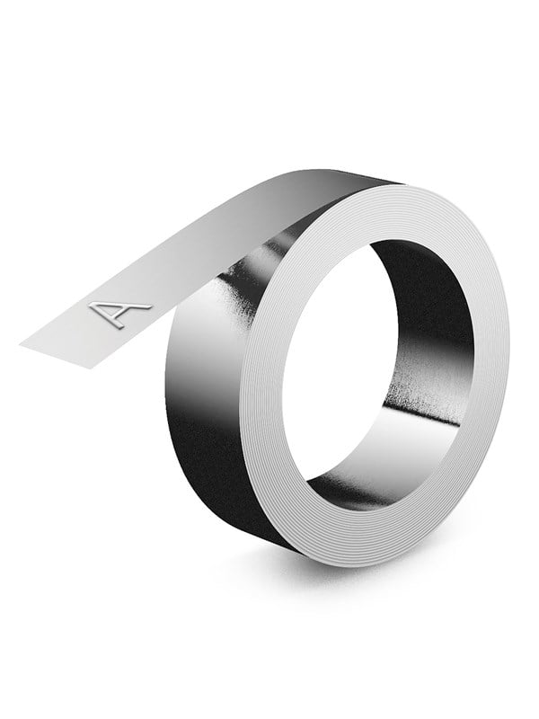 ® Rhino™ Industriel Prægetape Ikke Klæbende Aluminium 12 Mm X 4,8 M fra Dymo
