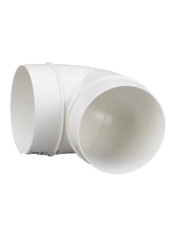 Bøjning 90° ø100mm, Hvid fra Duka