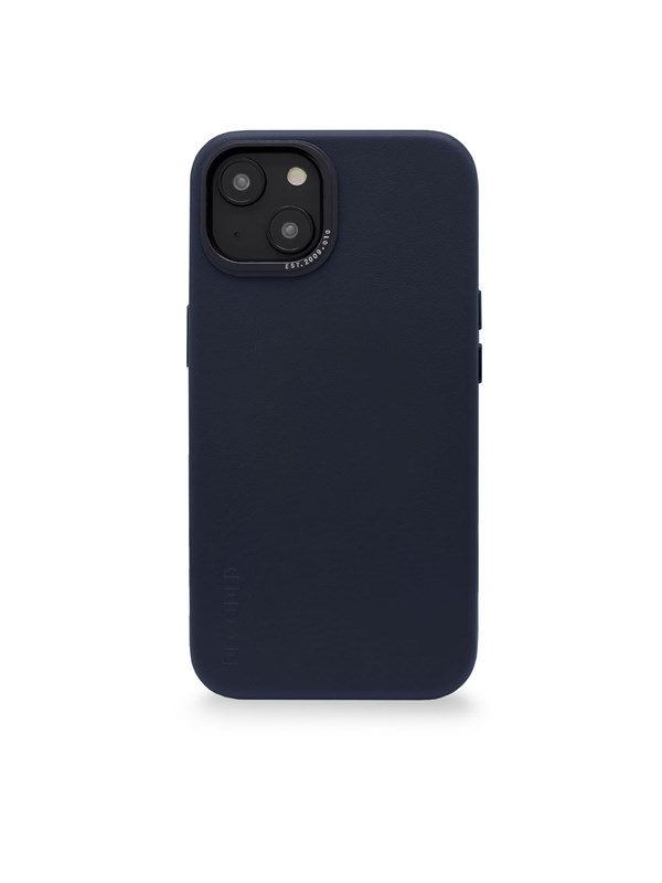 Leather Backcover   Navy   Iphone 14 Plus fra Decoded