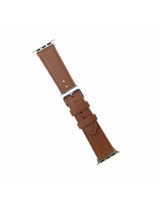 ægte Læderrem Til Apple Watch 42 44 45 49mm Brun fra Fixed