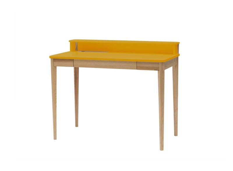 ASHME Skrivebord i Broom Yellow - Elegant og Funktionelt
