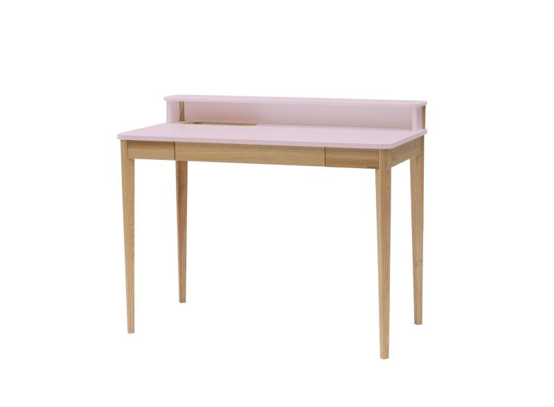 Ashme Skrivebord B 110 X D 56 X H 75 Cm   Asketræ Pink fra Ragaba