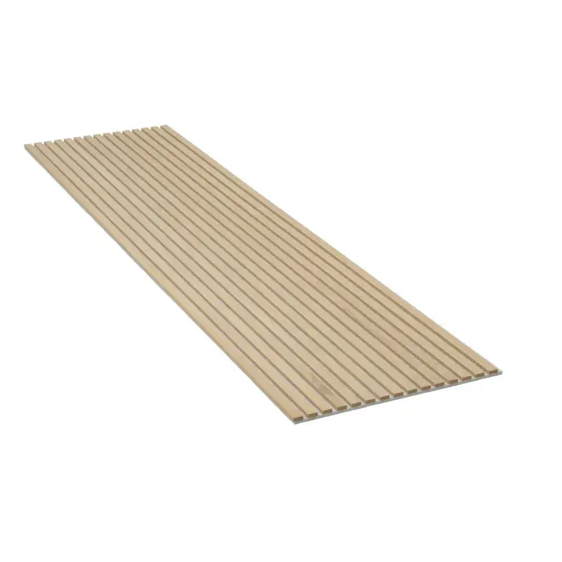 3000x600 Eg Ubehandlet  Brun Mdf   Grå Felt Fsc 70% Mix   Akustikpanel fra Acupanel