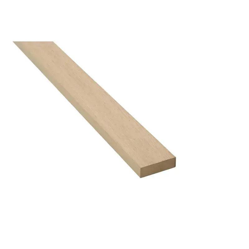 Afslutningsliste 2400x65x19 Eg Ubehandlet Brun Mdf fra Acupanel
