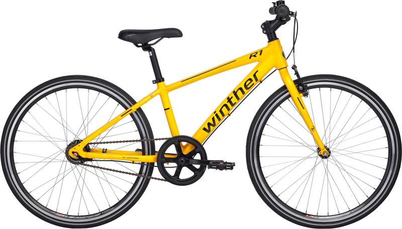 Winther R1 Sport Dreng 24" Cykel - Udstillingsmodel i Gul