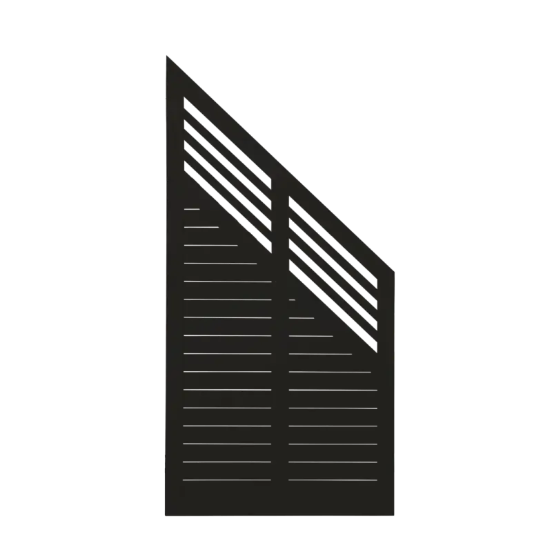 Decora Skråelement - Moderne Træhegn 90x180/95 cm