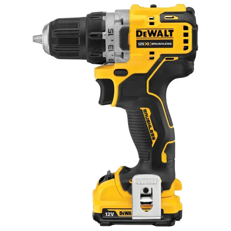 12v Xr Boremaskine 2x 2.0ah Tstak   Dcd701d2 Qw fra Dewalt