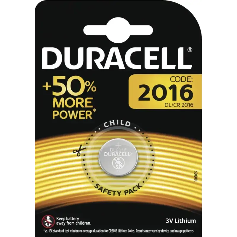 2016 Batteri fra Duracell