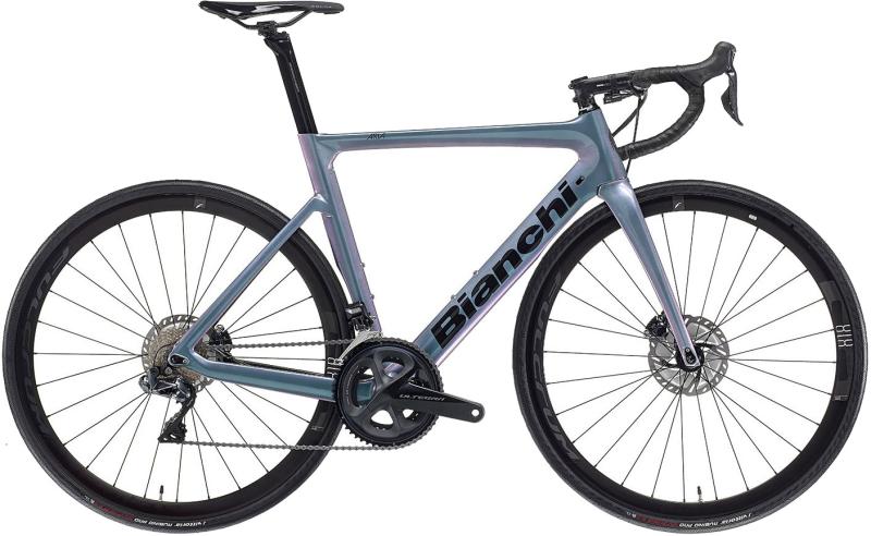 Bianchi Aria Aero Ultegra Di2 24g Disc 2023 - Lilla Cykel