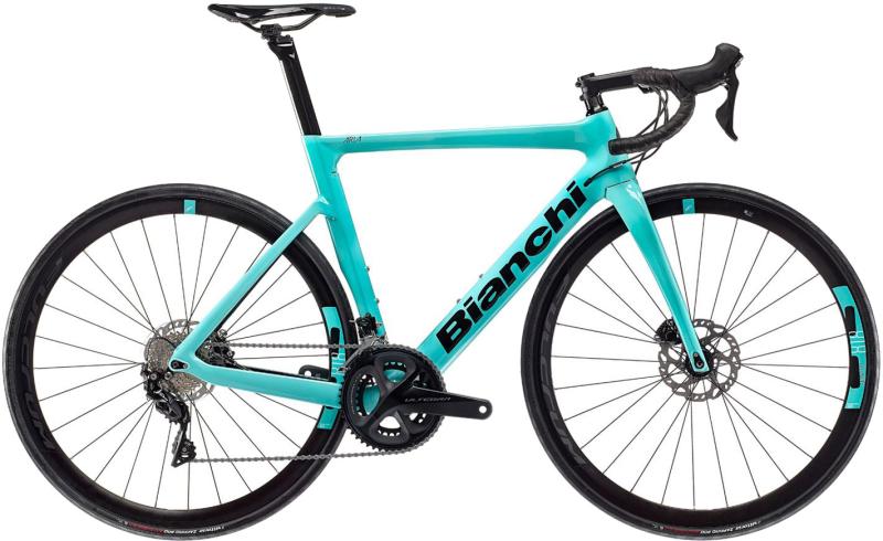 Aria Aero 105 Di2 Disc 22g 2023   Celeste fra Bianchi