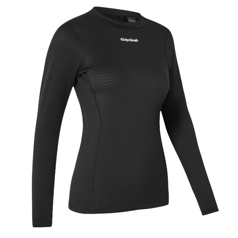 Ride Vinter Langærmet Base Layer Til Damer Black fra Gripgrab