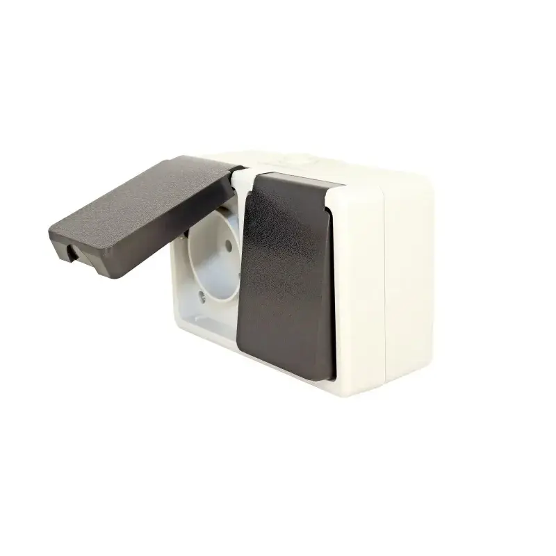 Stikkontakt Dobbel M.jord Ip54 7985 fra Gripo