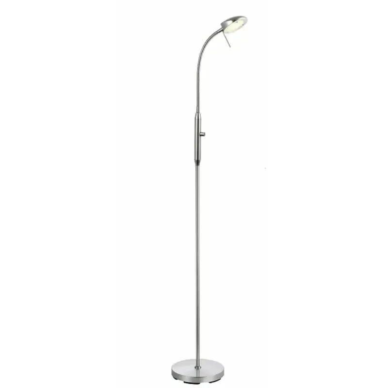 Vegas LED Gulvlampe 7W med Dæmper i Stål - 716012