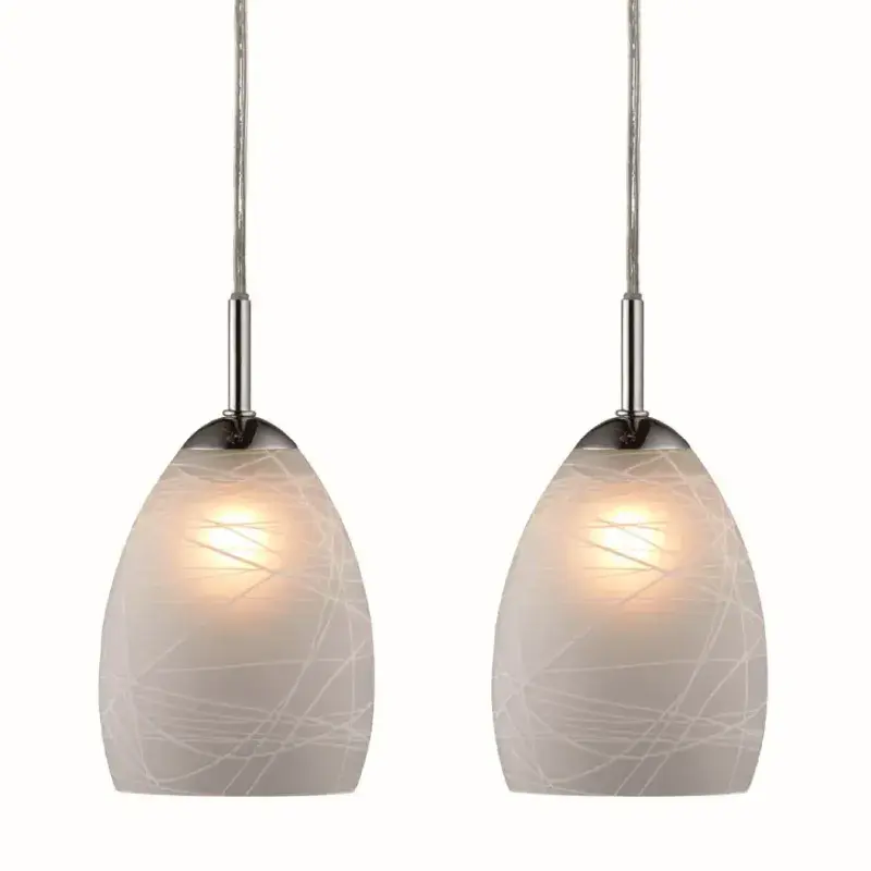 Winner Pendel Sæt 2l Mat Deco Glas   730438 fra Halo Design