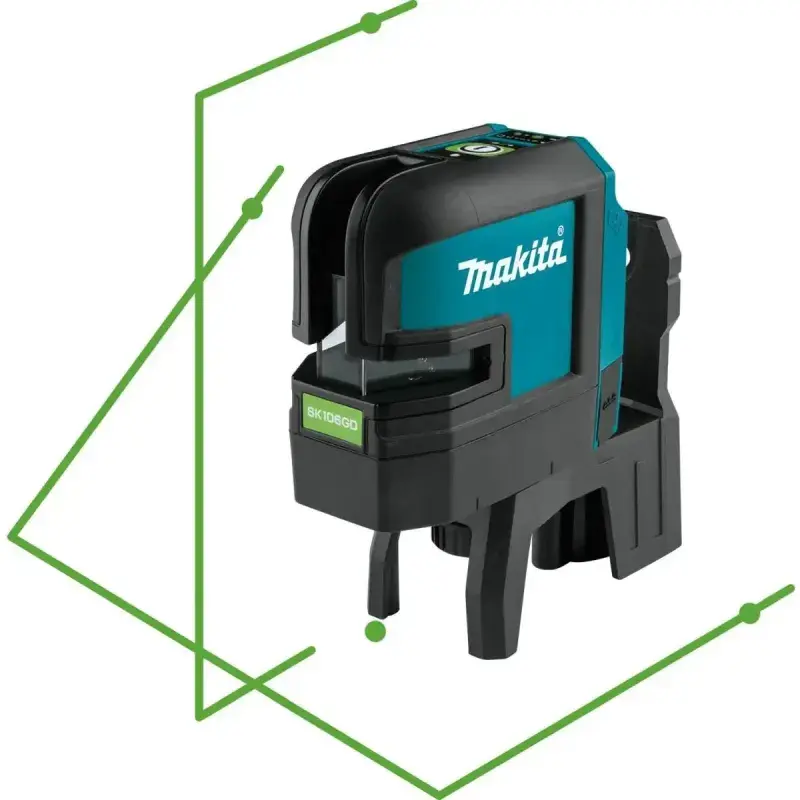 4 Punkt Krydslaser Grøn 12v   Sk106gdz fra Makita