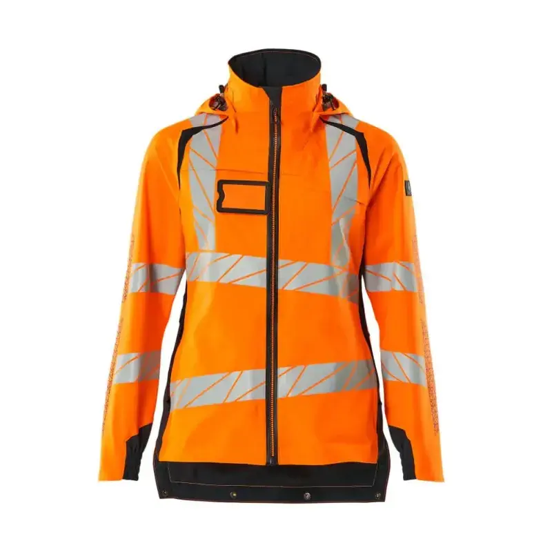 Accelerate Safe Skaljakke 19011 449 Dame   Hi Vis Orange Mørk Marine fra Mascot
