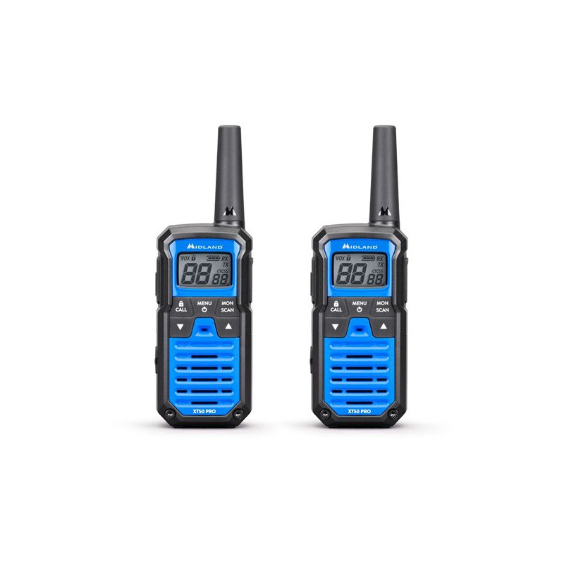 Xt50 Pro Duo Black Blue Walkie Talkie fra Midland