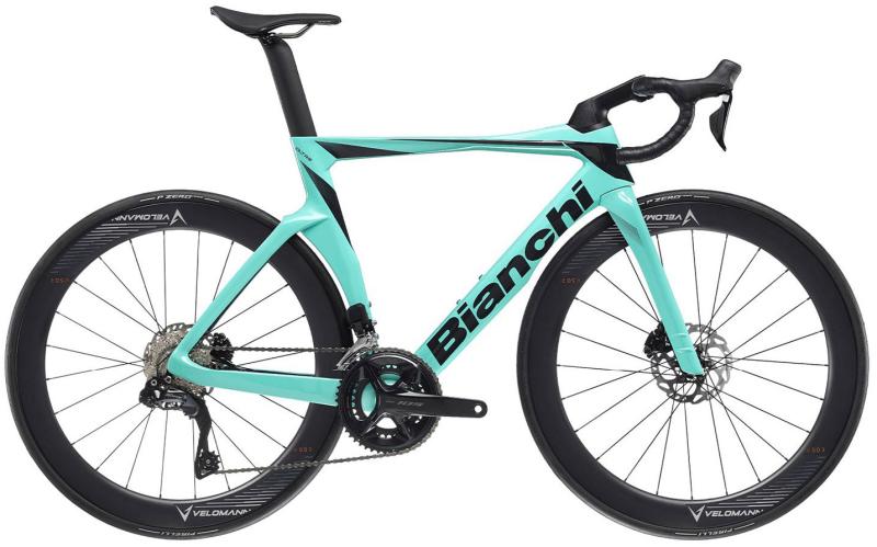 Bianchi Oltre Comp 105 Di2 24sp 2024 - Turkis Racercykel