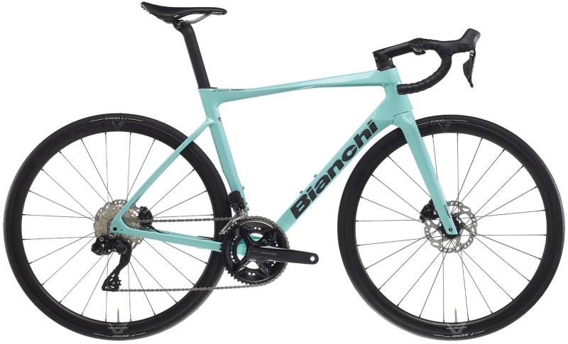 Bianchi Specialissima Comp Ultegra Di2 2024 - Turkis Racercykel