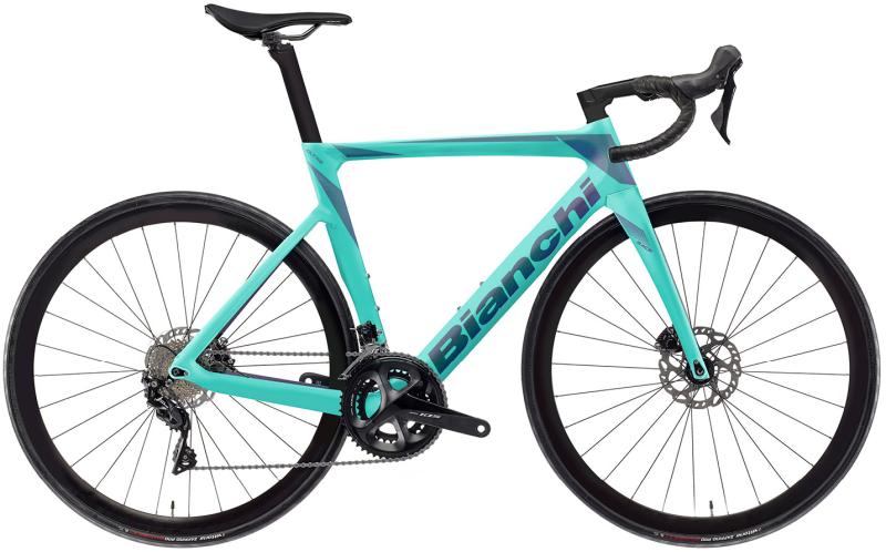 Bianchi Oltre Race 105 Di2 24sp 2024 - Turkis Racercykel