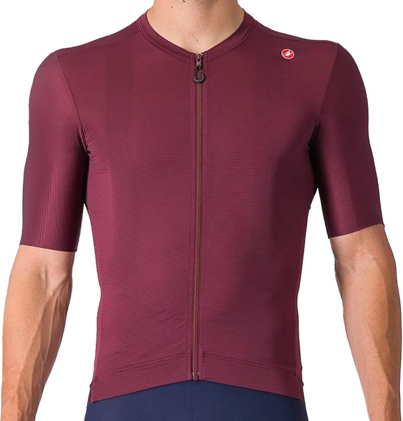 Espresso Jersey   Deep Bordeaux Silver Moon fra Castelli