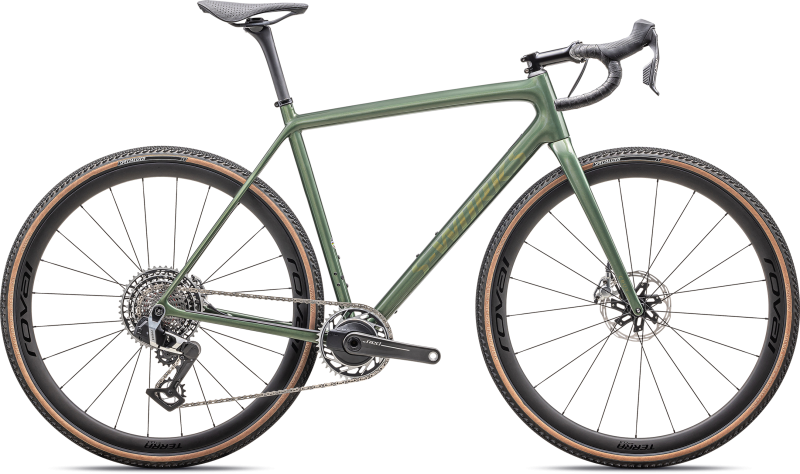 S Works Crux Sram Red Xplr 2024 Cypress Silver Pearl fra Specialized