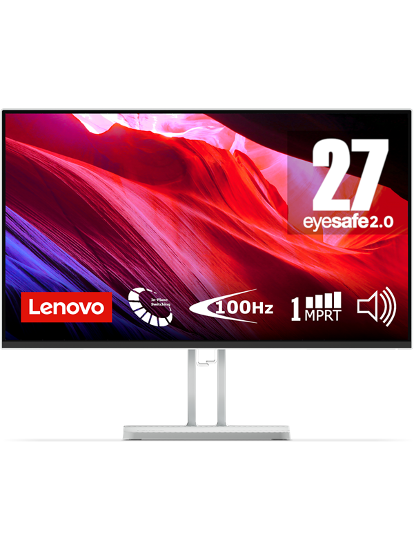 27"   L27i 4a   1920x1080 (fhd)   100hz   Ips   2x3w Speakers fra Lenovo