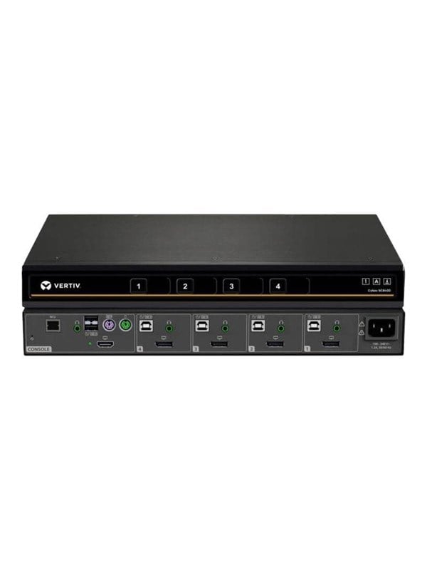 Cybex Sc845dph   Kvm   Audio   Usb Switch   4 Ports fra Emerson Network Power