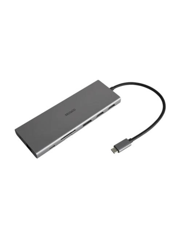 12 In 1 Usb C Docking Station fra Deltaco