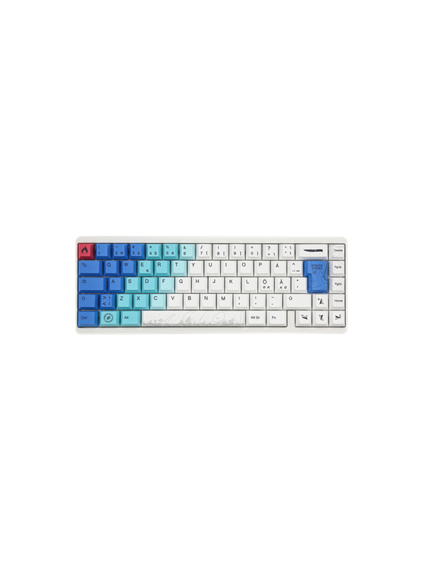 Muse65 Hall Effect 65% Rgb Led Type Summit Gaming Tastatur Uden Numpad Nordisk Hvid fra Varmilo