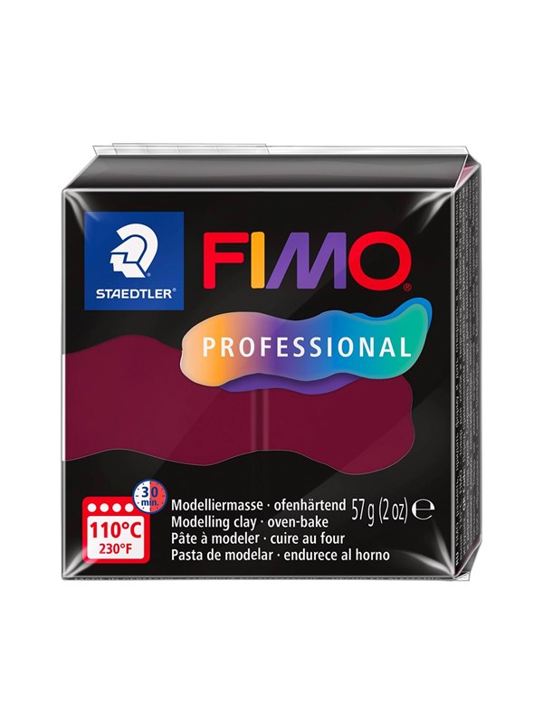Modellér Fimo Prof 57g Bordeaux fra Staedtler
