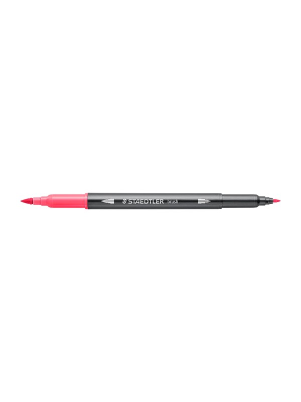 Akvarel Brush Pen Pink, æske 10 Stk fra Staedtler
