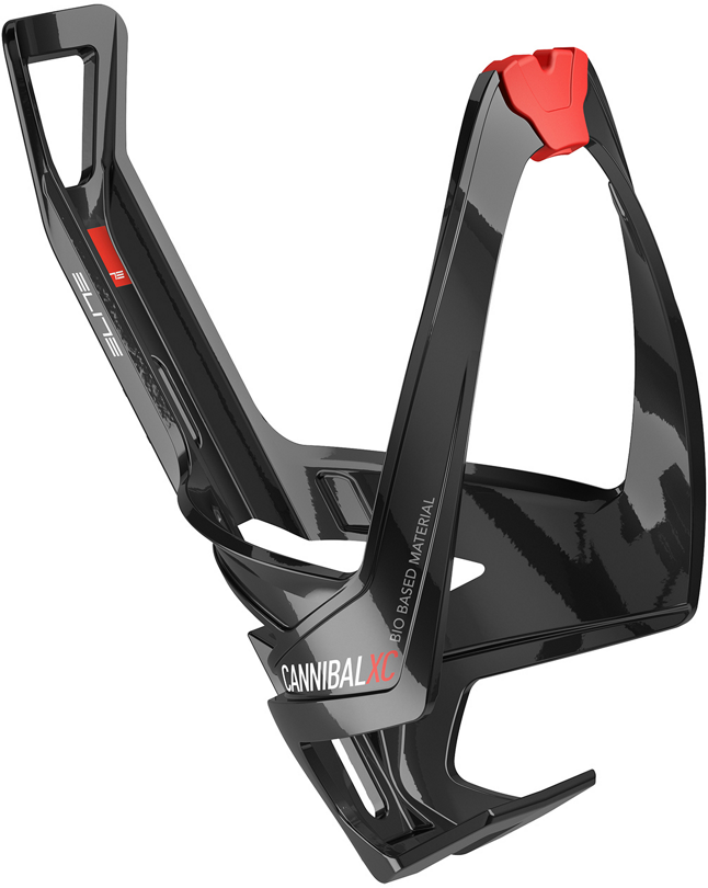 Bottle Cage Cannibal Xc Bio Based Dunkholder   Black Red fra Elite