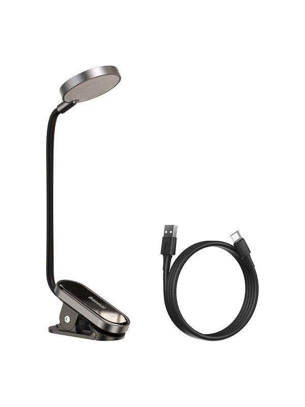 (dgrad 0g) Comfort Reading Mini Clip Lamp (dark Gray) fra Baseus