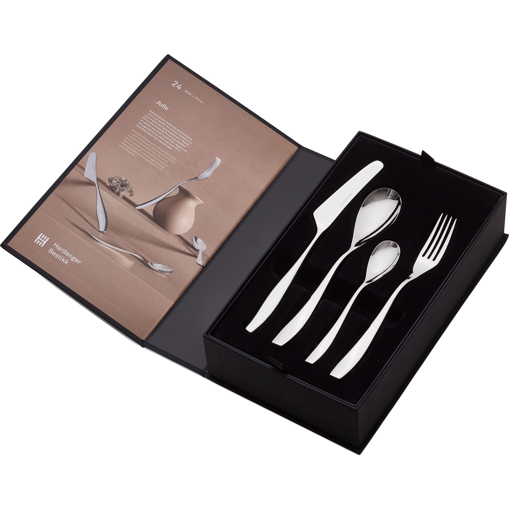 Julie Bestiksæt 24 Dele fra Hardanger Bestikk