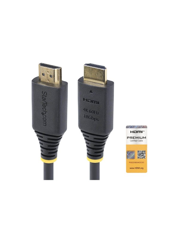 1.6ft (50cm) Premium Certified High Speed Hdmi Cable 4k60hz   Hdmi Cable With Ethernet   50 Cm fra Startech.com