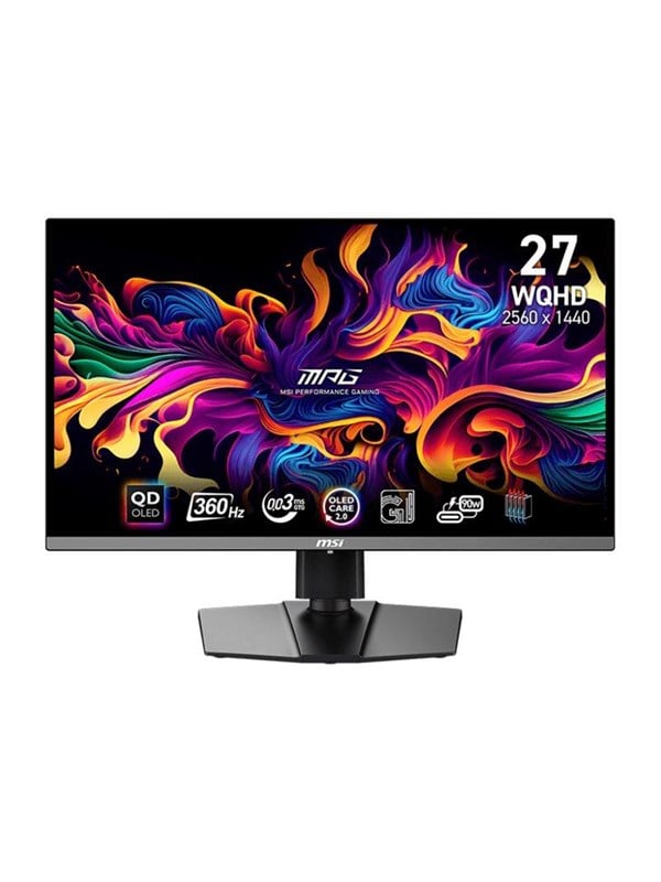 26.5"   Mpg 271qrx   2560x1440   360hz   Qd Oled   Displayhdr 400 True Black fra Msi