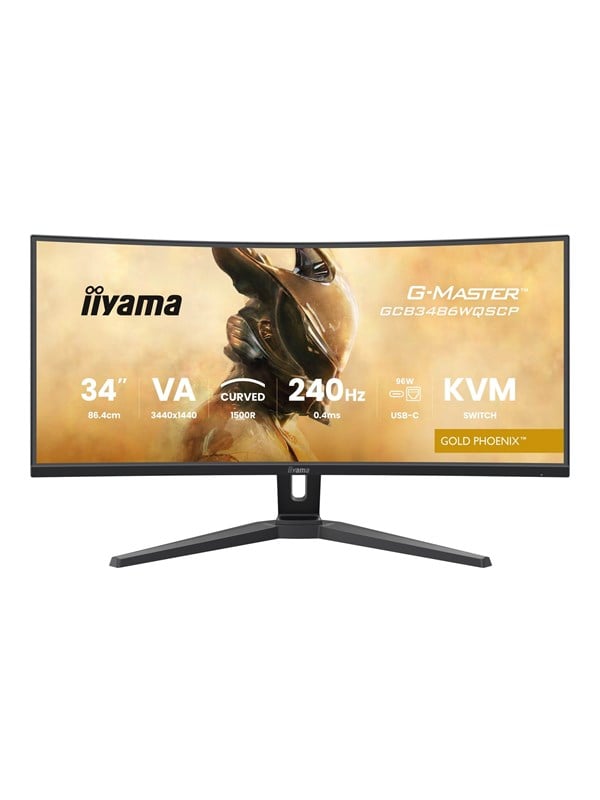 34"   G Master Gold Phoenix Gcb3486wqscp B1   Led Monitor   Curved   34"   Hdr fra Iiyama