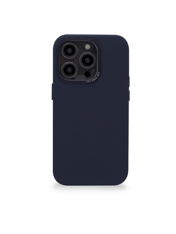 Leather Backcover Navy   Iphone 14 Pro Max fra Decoded